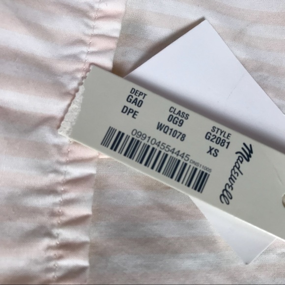 MADEWELL Striped Bell-Sleeve Poplin Top - Picture 4 of 8